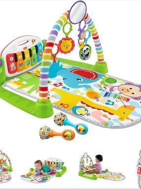 Baby Activity Play Gym with Musical Piano - Green